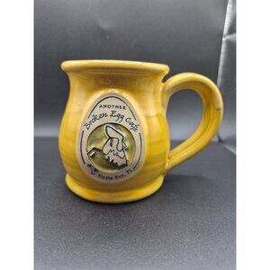 Another Broken Egg Cafe Deneen Pottery Yellow Mug Siesta Key FL 2021 Handmade